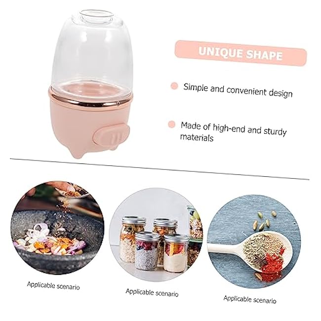 IMIKEYA Salt Shaker Small Spice Jar for Kitchen Finishing Salt Bottle Leak Seasoning Storage Kitchen Condiment Storage Helper