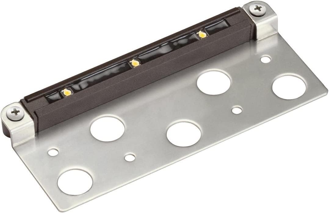 Kichler 15745AZT27 3 LED Landscape With Bracket, Textured Architectural Bronze