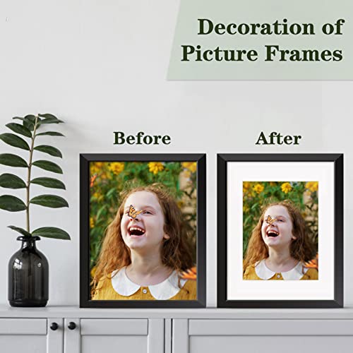 Zbeivan 11X14 White Picture Mats For 8X10 Pictures 25 Packs, Acid-Free White Core Bevel Cut Frame Mattes For Photos, Prints, Drawings, Or Artworks #TOP3