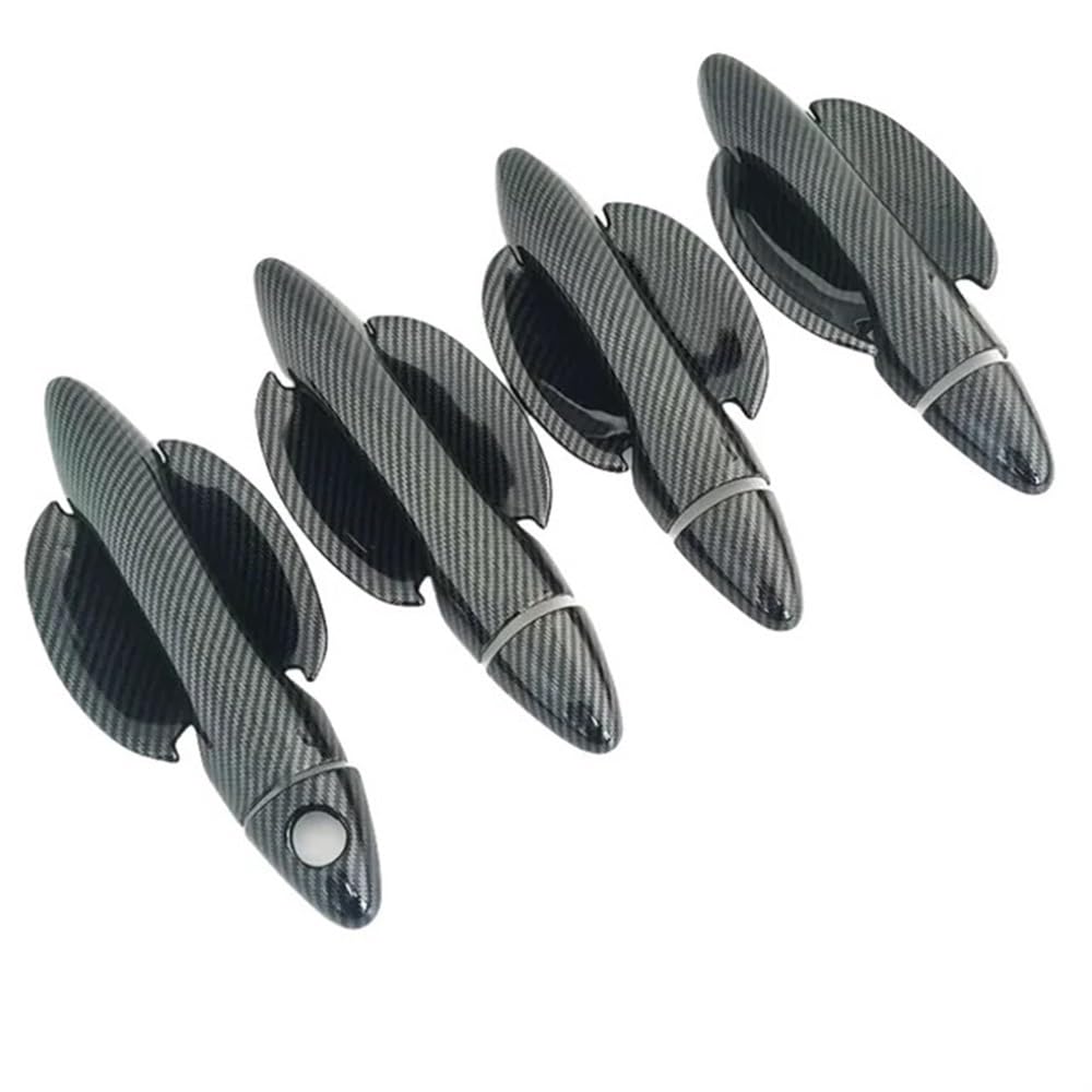 Mlhoghigd C Set 0 Button Door Handle For For Tucson For Ix35 2009-2014 Car Door Handle Cover Bowl Sticker Styling Auto Accessories