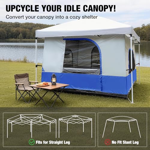 Tienda de campaña canopy REDCAMP para 4-6 personas 10x10 miniatura 4