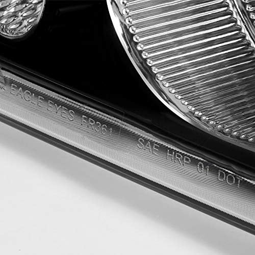AKKON - For 1987-1993 Ford Mustang Black Headlights w/Corner & Signal Lights + LED Taillights Complete Set Pair