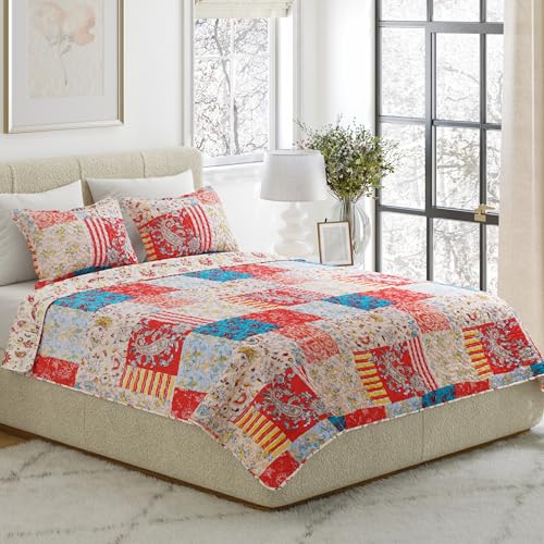 Parure de lit en polyester Mallory Queen Size par Lavish Home - 2