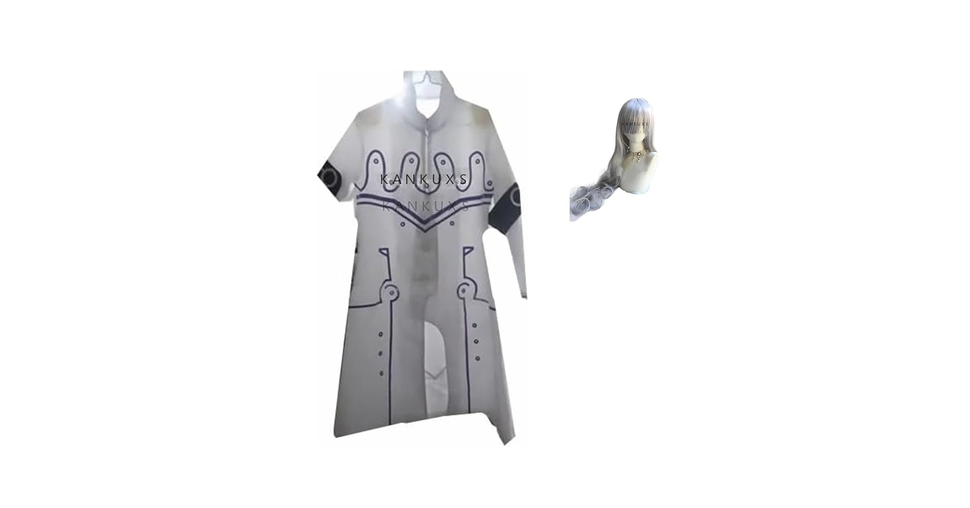 カイン出品　ディルック　フルセット靴ウィッグ付き Amazon.co.jp: [KANKUXS] フルセット 衣装 勝利の女神
