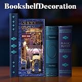 Magic Station Book Nook Kit – zestaw do samodzielnego wykonania miniaturowy dom dla dorosłych, nastolatków i początkując