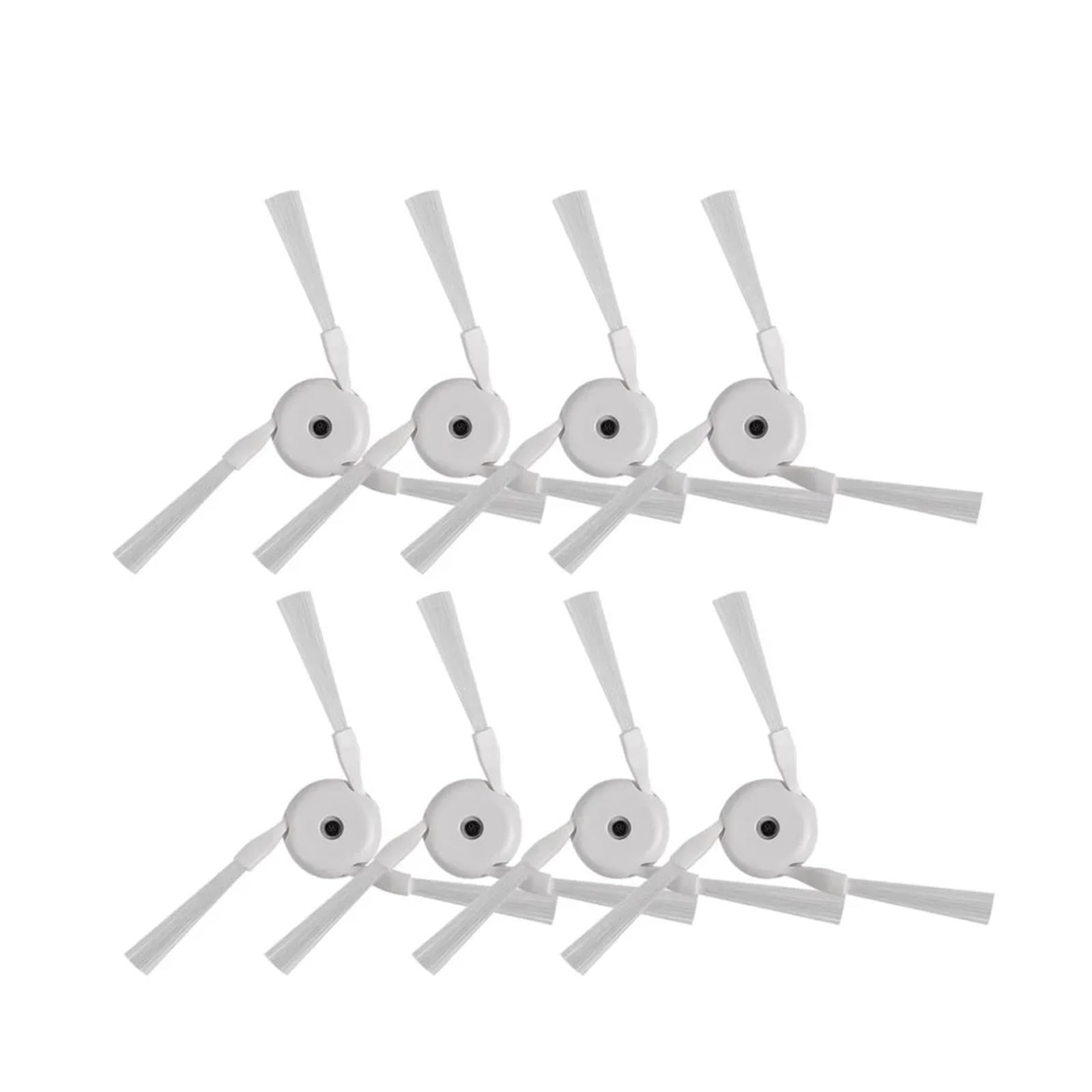 GENTERUN Side Brush,Compatible For Dreame,X40/X40Pro/X50/X50/S40 Enhanced/X40Pro/L40/X30Pro Ultra Robot Vacuum Cleaner(8pc white)