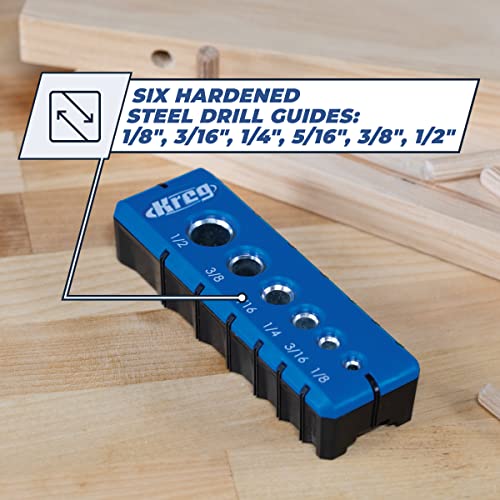 Kreg Guide de perçage KDG-6000 gabarit pocket hole pour assemblage bois invisible