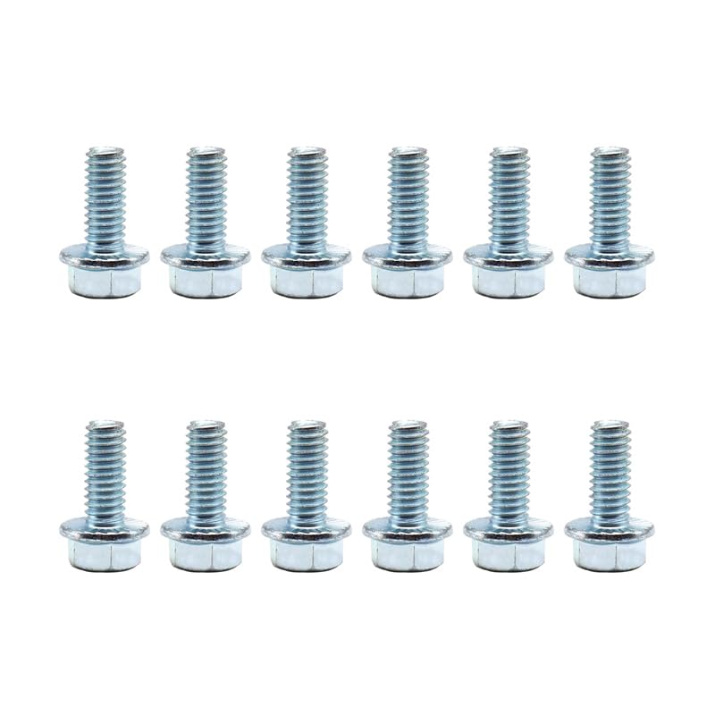 1 Set (12 Pieces) of Grade 8 Hardened Differential Cover Bolts – Fits Dana 30, 35, 44, AMC 20, Chrysler 8.25; Compatible with Jeep CJ, YJ, TJ, JK, XJ, MJ, ZJ, WJ, WK, XK