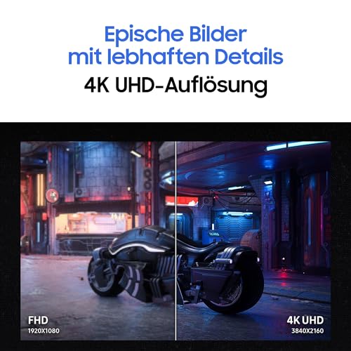 Samsung Odyssey G70D 4K Gaming Monitor, 27 Zoll, Bildschirm mit IPS-Panel, 4K-Auflösung, 3840 x 2160 Pixel, AMD FreeSync Premium, HDR10+, Reaktionszeit 1 ms, Bildwiederholrate 144 Hz, LS27DG702EUXEN
