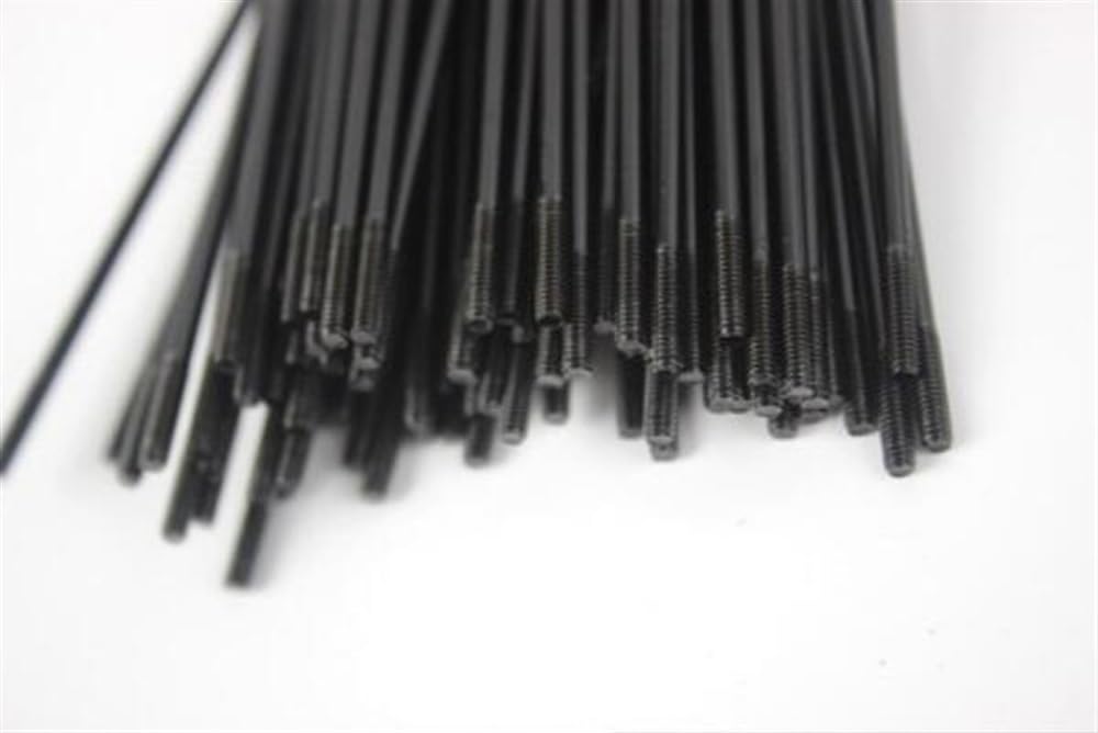 Elettrico Per Bicicletta 12G 45#Steel Raggi Calibro 2.5mm Lunghezza 117-256mm Raggi Acciaio con Dadi Corrispondenti Nipples