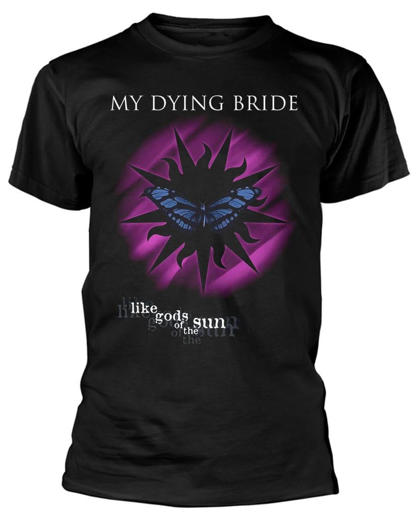 Razamataz My Dying Bride 'Like Gods of The Sun' Unisex Short Sleeve T-Shirt (UK, Alpha, XXL, Regular, Regular, Black)