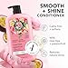 Herbal Essences Conditioner, Rose Hips + Passionfruit - Smooth Collection, Shiny Hair with Vitamin E & Jojoba, Safe for Color Treated Hair, Floral Scent, Cruelty-Free, Dermatologist-Tested, 29.2 Fl Oz