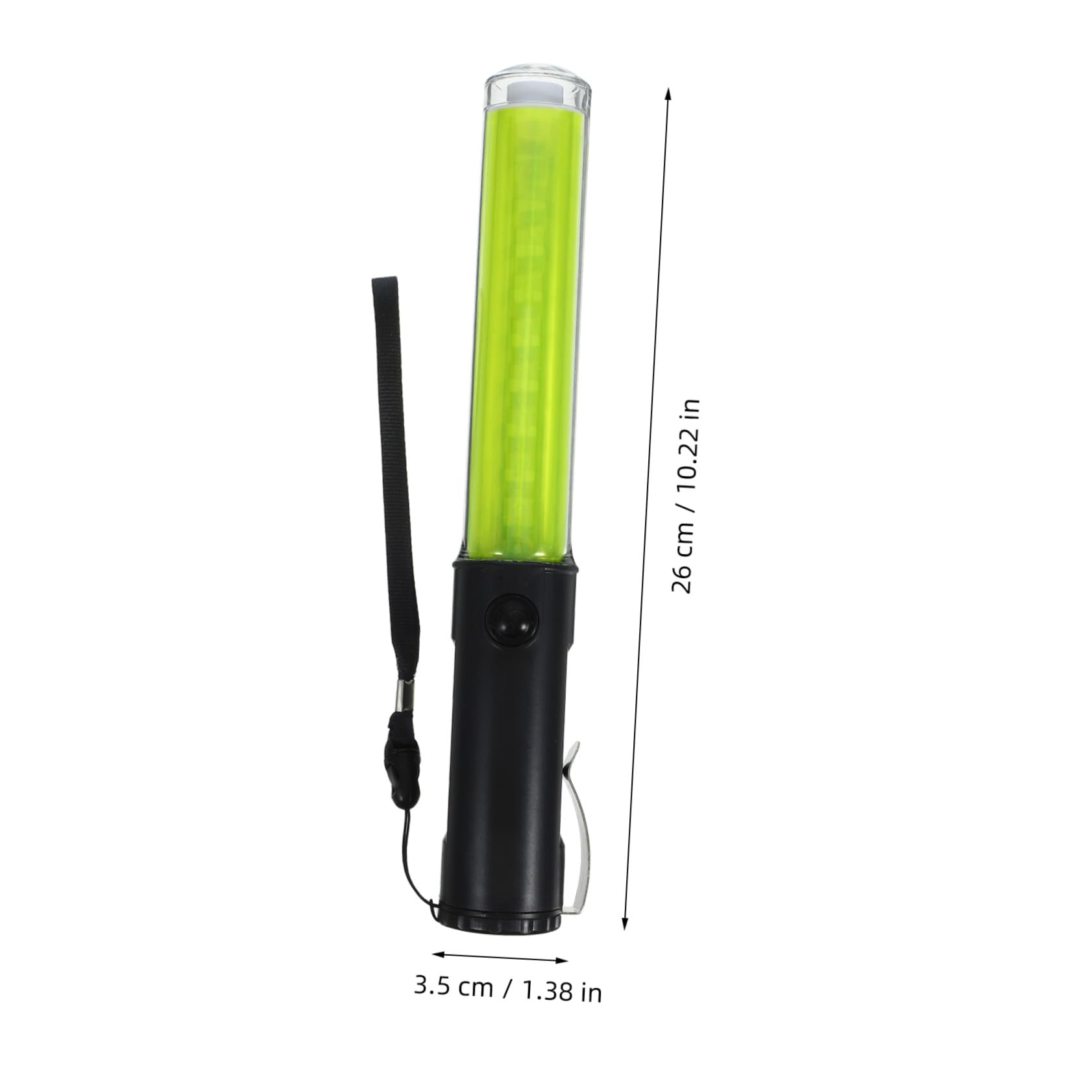 Luminosa Barra de Ánimo Reutilizable Verde para Conciertos Fiesta y Control de Tráfico Resistente y Fácil de Transportar