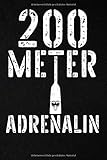  200 Meter Adrenalin: Drachenboot Notizbuch I 6x9 (ca. A5) I 120 Seiten, kariert I Drachenboot Notizheft, Schreibheft, Trainingstagebuch