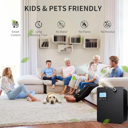 Diffuseur d'huiles essentielles sans eau connecté machine senteur 300ml