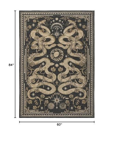 Tapete decorativo lavable 5x7 para sala y dormitorio miniatura 2