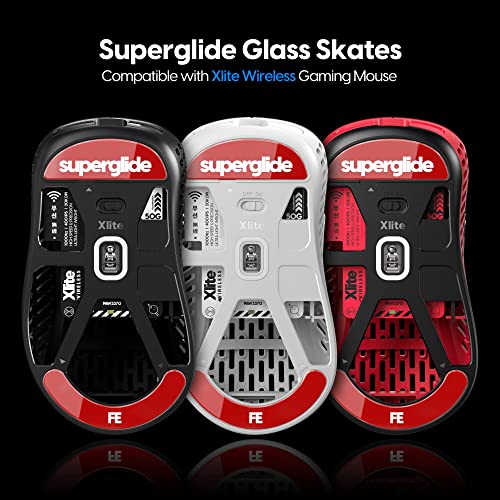 Suela súper rápida Superglide de vidrio duradero para mouse Pulsar 5