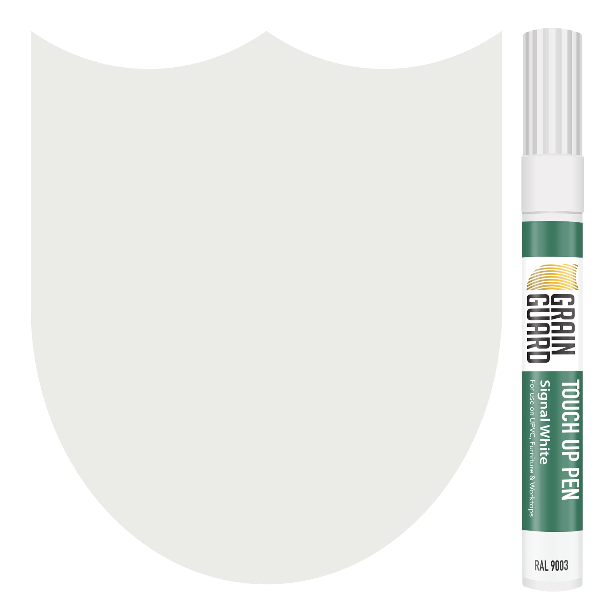 (Signal White (Ral 9003)) Grain Guard Multi-Surface Touch-Up Scratch Repair Pens 5065011830492