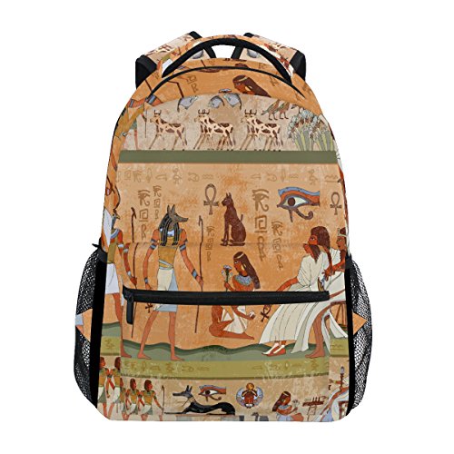 Preisvergleich Produktbild COOSUN Ägypten zufällige Rucksack Schultasche Reise Daypack Mehrfarbig