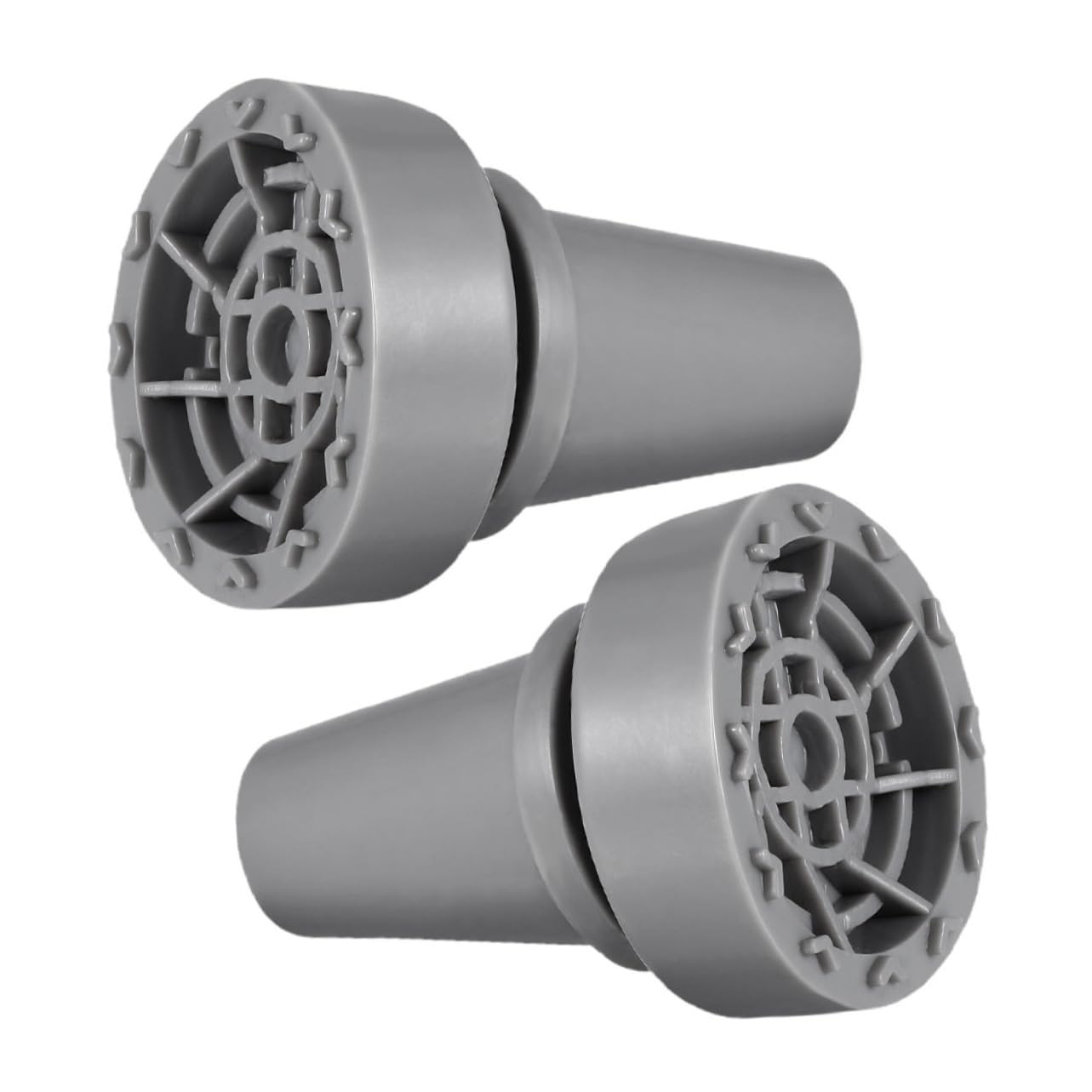 FRCOLOR Pcs Non-Slip Rubber Tips for Crutches Quad Canes for Women Enhanced Stability Safety