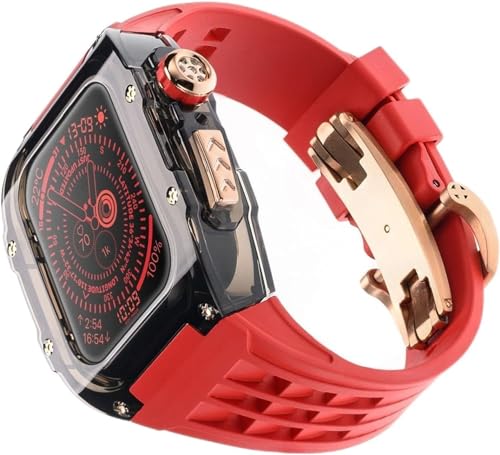 Bracelet Apple Watch Ultra 49mm caoutchouc transparent pour série 8 7 6 SE