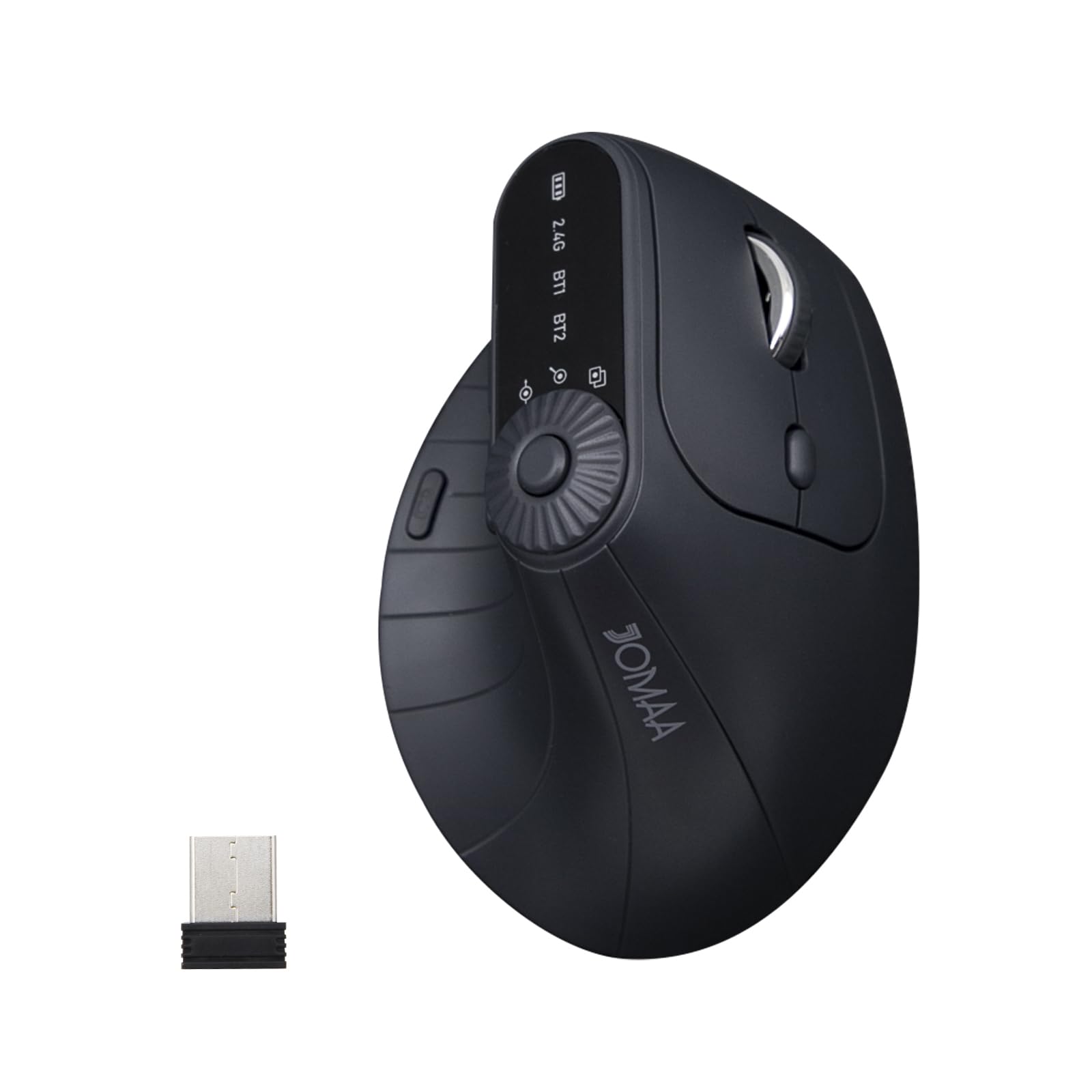 Amazon | OUSEITECH X JOMAA 無線エルゴノミクスマウス 充電式縦