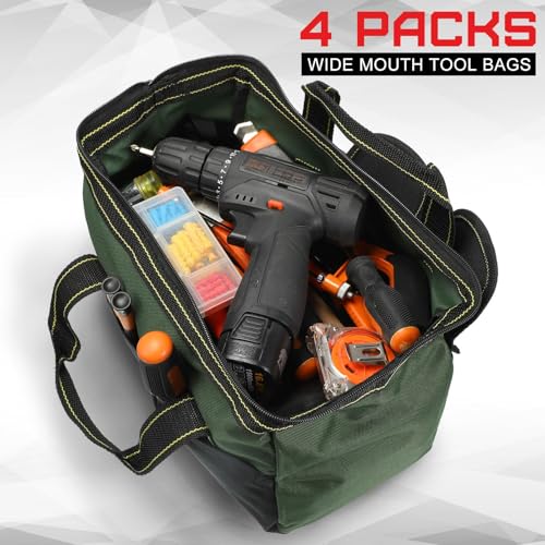 Sac à outils multifonction de grande capacité 33 cm avec base imperméable - 6