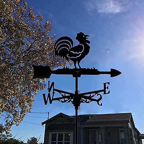 Girouette avec décoration animale résistante face au vent pour jardin