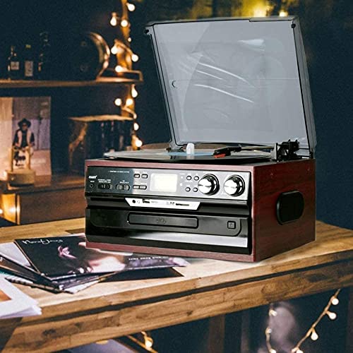 Tourne-Disque, Tourne-Disque de boîte à Musique, avec Cartouche Technica, Radio FM, entrée AUX pour Smartphones RCA Chaque Famille - Les Beatles, Paul McCartney, John Lennon, RIngo Starr, George Harrison Tourne-Disque, Tourne-Disque de boîte à Musique, avec Cartouche Technica, Radio FM, entrée AUX pour Smartphones RCA Chaque Famille – Image 4