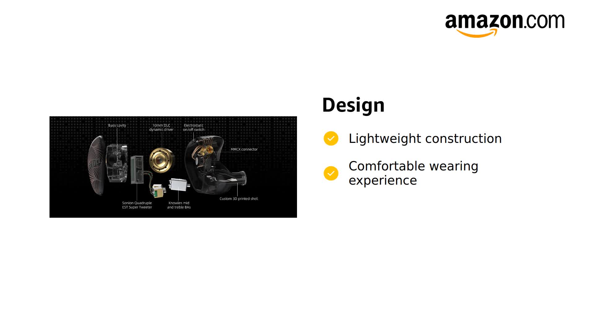 Amazon.com: FIIO FX15 Six-Driver Hybrid in Ear Monitors : Electronics