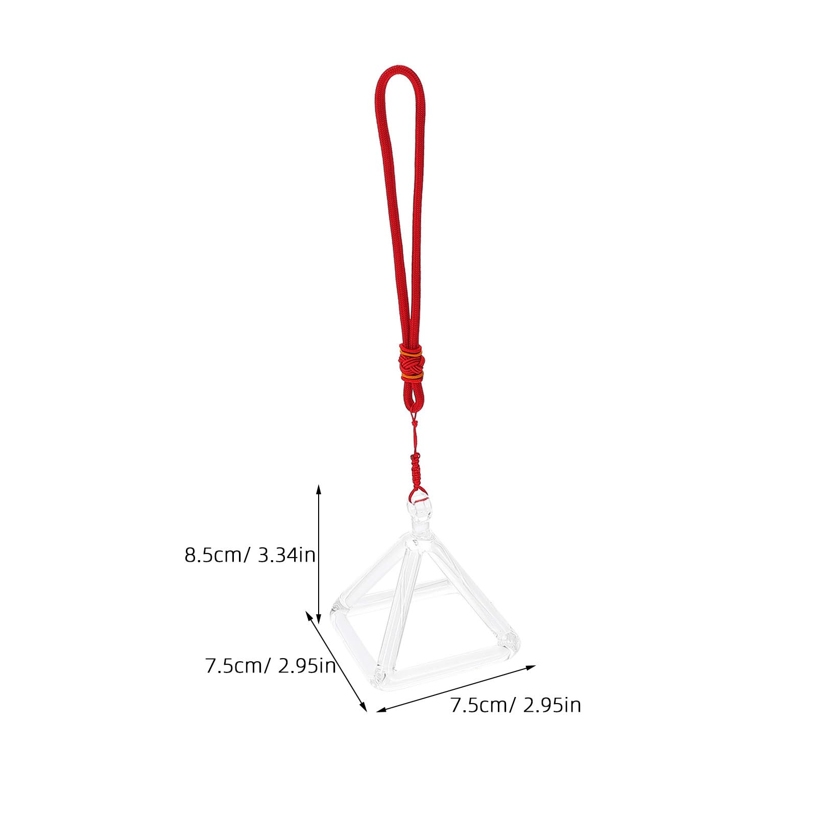 Piramide Decorativa in Cristallo Bianco per Musicoterapia e Meditazione, Oggetto Ornamentale per Relax e Equilibrio Sonoro Stili multipli