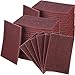 Dansib 50 Pcs 7447 Fine General Purpose Scuff Pads 6 X 9 Inch Abrasive Hand Sanding Non-Woven Aluminum Oxide Abrasive Pads Set for Surface Preparation Scuffing Scouring Blending Cleaning(Red)