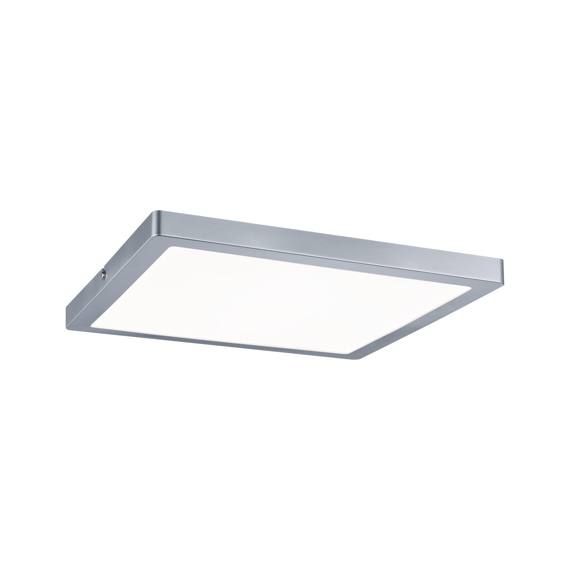 Paulmann 70936 Atria LED Panel Rectangular incl. 1x20-watt Ceiling lamp Chrome matt Ceiling luminaire Plastic Living Room lamp 4000 K