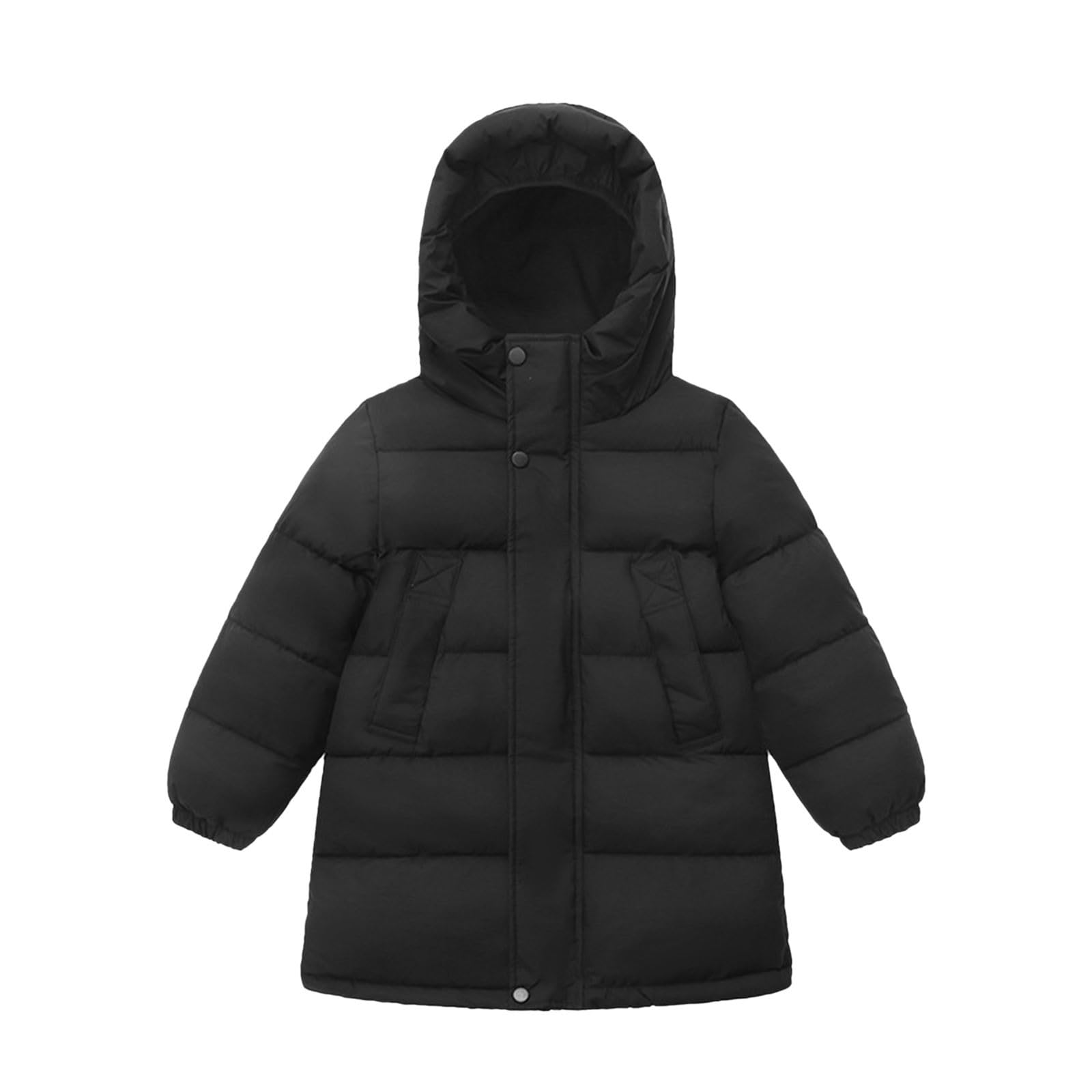WWricotta Bambini Cappotto Lungo con Cappuccio Ragazzi Ragazze Inverno Caldo Giacca Trapuntata Imbottita Cappotti Capispalla159