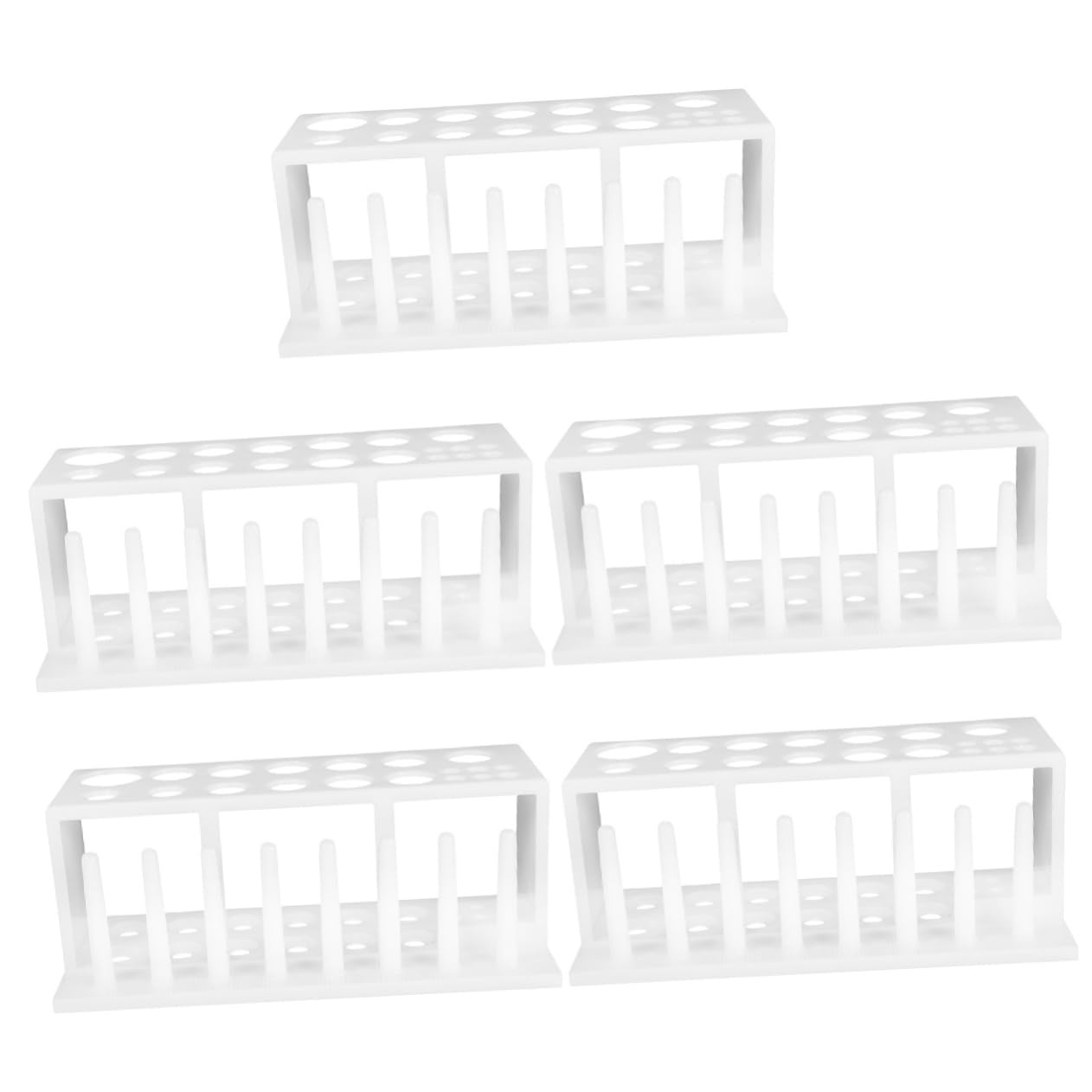 Mobestech 5stücke Test Tube Rack Für Röhren Stabiler Praktische Trockenvorrichtung Für Und Wissenschaftliche Anwendungen Mit Stabilen Stiften