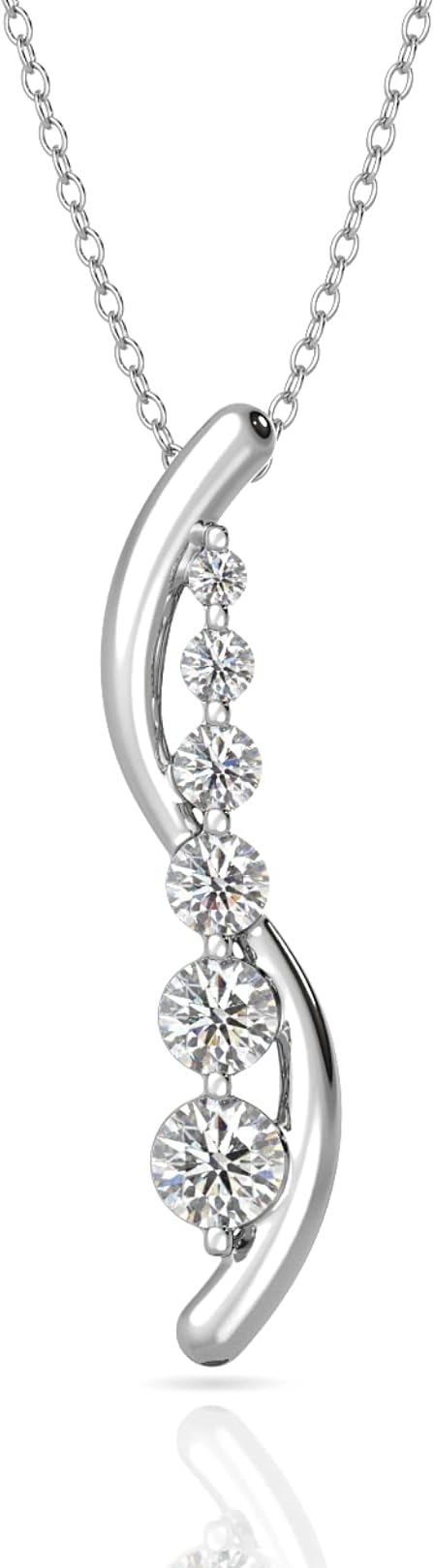 Princess Swirl Pendant Necklace