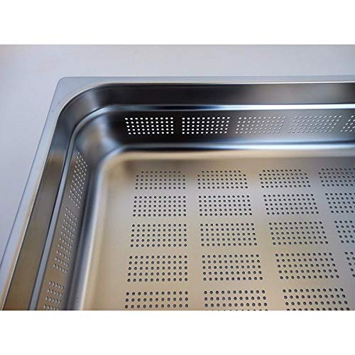 BACINELLA GASTRONORM Inox GN1/1MISURA 530X325 H 100 MM Forata