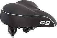 Sunlite Cloud-9 Cruiser Suspension Saddle with Gel Foam & Coil Springs - Comfortable Bike Seat for Beach Cruisers