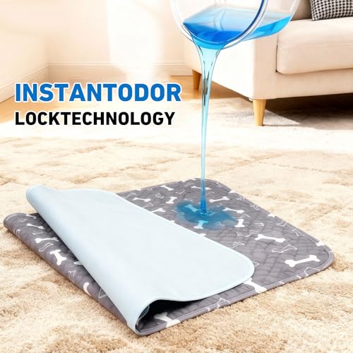 Image of Puppy Pads with Pheromones,Washable Puppy Pee Pads for Dogs,Reusable Puppy Pads Washable for Dogs & Cats,Washable,Durable Leak-Proof & Anti-Slip Pet Training Pads for Home & Trave