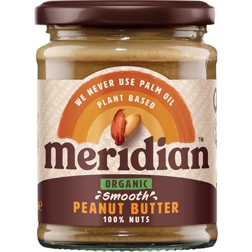 Meridian Organic Peanut Butter Smooth No Salt 280g - Pack of 6 image 4