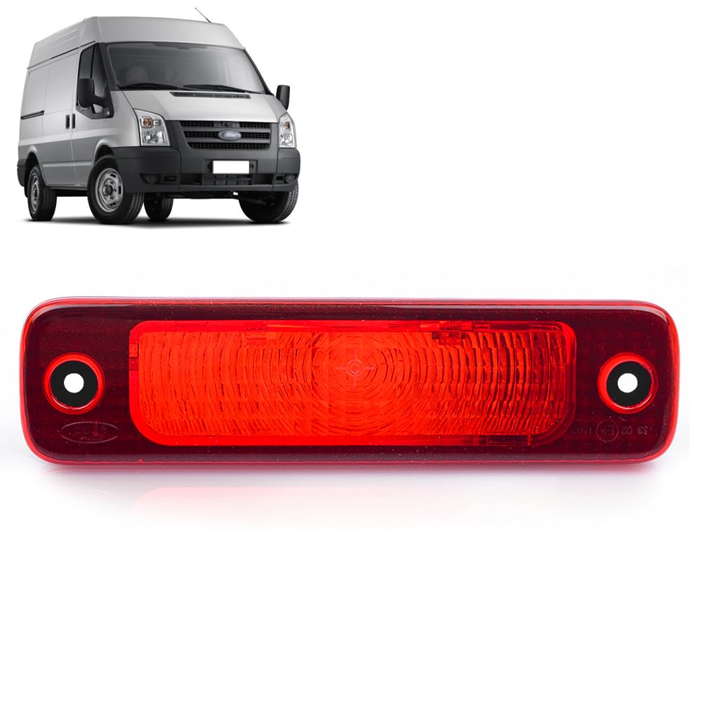 ROBUST Car Upper High Mounted Third Brake Light Lamp Red for Ford Transit Mk7 5128002 1383588 7C16-13N408-AC 7C1613N408AC 2006-2014