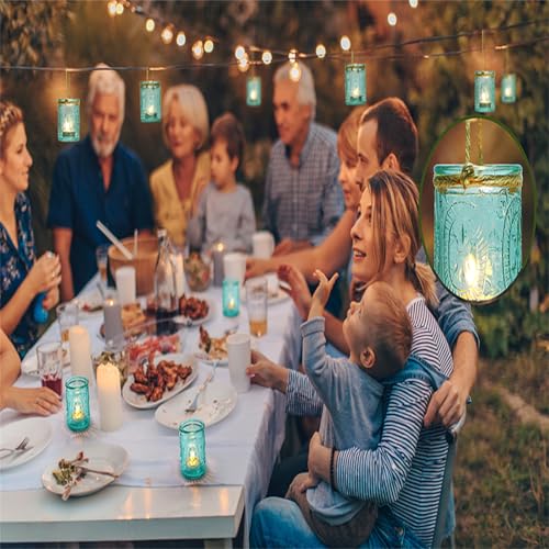 Tripodbird 3201 Blue Votive Candle Holders，Glass Candle Holders thumb #7