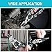 DURATECH 3PCS Pliers Set, Large 6 in 1 Multifunctional Wire Stripper Crimper Cutter, 8.5