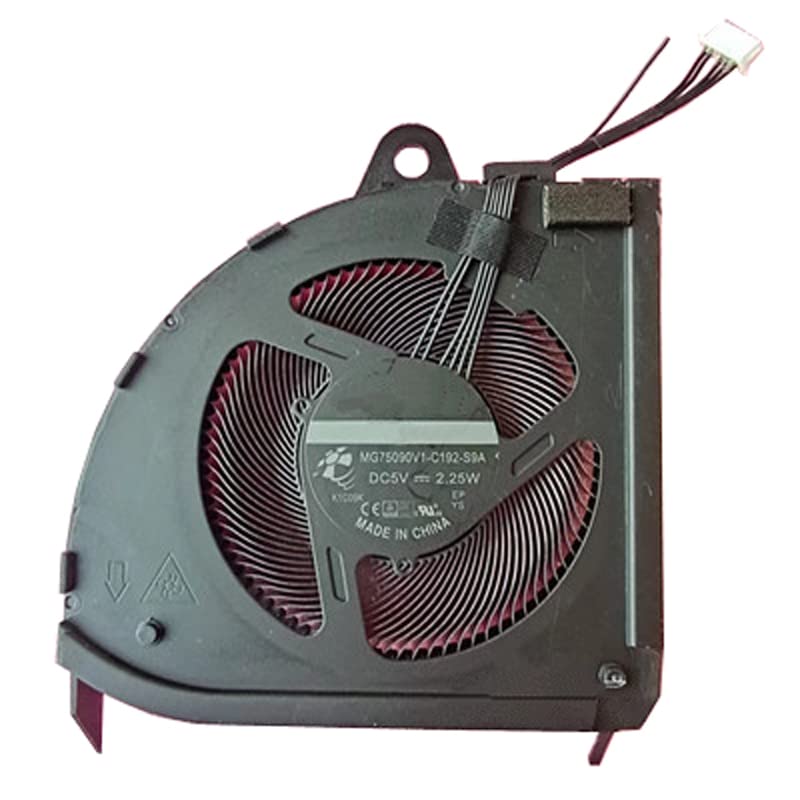 Laptop GPU Cooling Fan for Lenovo for ThinkPad P15 Gen 1 T15g Gen 1 MG75090V1-C192-S9A DC5V 2.25W New