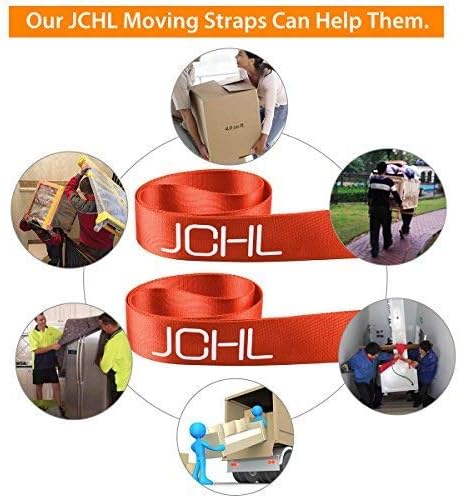 Miniatura 7 de Correas móviles Sistema de elevación y movimiento para 2 personas, correas de transporte y movimiento ajustables para levantamiento de hombros y