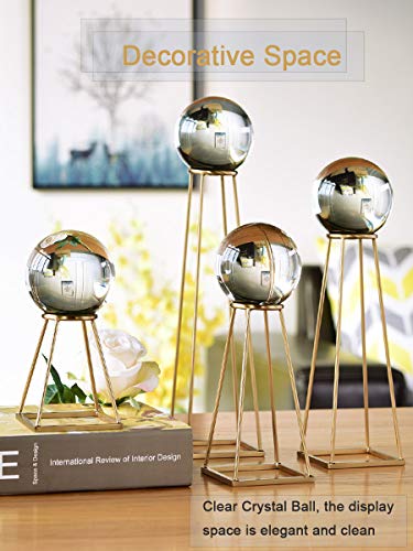 Crystal Ball,3.15in Lens Balls for Photography Accessories, K9 Crystal Sphere Ball, Decorative Ball with Crystal Stand and Wiping Cloth,Photography Gifts for Photographers