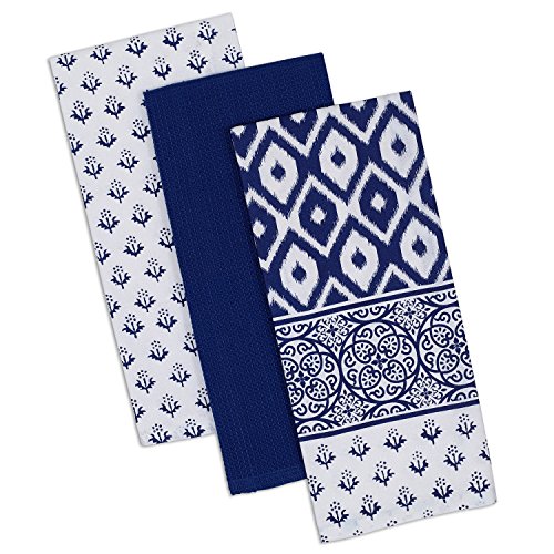 DII Cotton Printed Dish Towels 18x28 Set of 2 Decorative Oversized Kitchen TowelsPerfect Home and Kitchen Gift-Tunisia