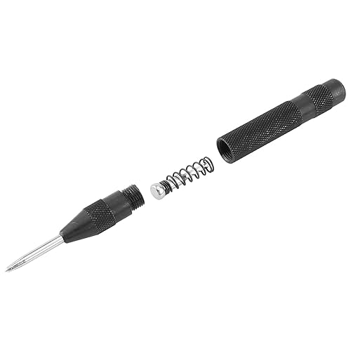 Miniatura 2 de Perforadora central automática de 5.12 pulgadas, perforadora de agujero central de metal con impacto de resorte ajustable para metal o madera,