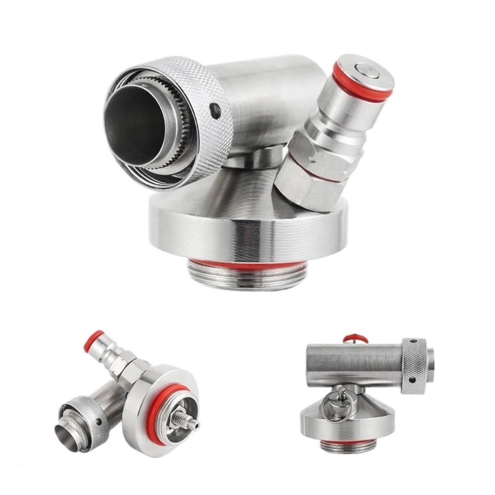 Mini barril lanza de acero inoxidable con bloqueo de bola, grifo for barril de cerveza, dispensador, Conector de ajuste rápido for Mini barril, lanza casera