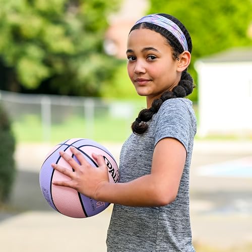 Image of FROG SAC Sport Headbands for Girls, Adjustable Non Slip Athletic Sports Hair Bands for Women, Stretch Elastic Workout Mesh Headband for Yoga Running Exercise Soccer (Rainbow /Black /Blue Tie Dye)